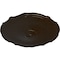 Ekena Millwork Pompeii Ceiling Medallion (Fits Canopies up to 2"), Hand-Painted Bronze, 18 7/8"OD x 1 1/2"P CM18POBZS - alternate 4